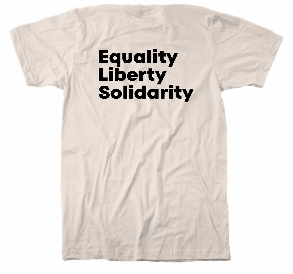 Red White Blue - Equality Liberty Solidarity